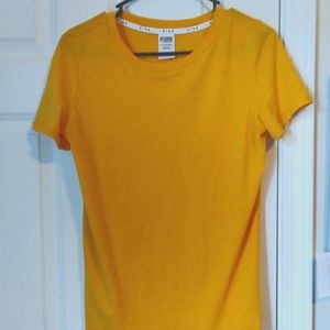 Mustard pink shirt. XS. Only worn once